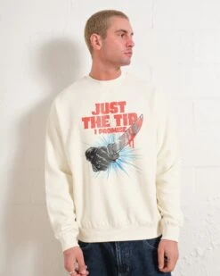 Just The Tip Sweatshirt -Threadheads Clothing Natural Men Jumper Front 4f46d94e 406e 48df afd2 ef9e45e9d306