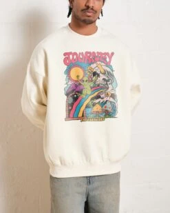 Journey Sweatshirt -Threadheads Clothing Natural Men Jumper Front 6c854006 c62e 408c 934a cda8e7689d35