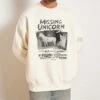 Missing Unicorn Sweatshirt -Threadheads Clothing Natural Men Jumper Front fa831fea a67b 4bbd ba39 26ace9d80892