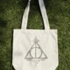 Harry Potter Deathly Hallows Logo Tote Bag