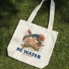 Bruce Lee Be Water Tote Bag -Threadheads Clothing Natural ToteBags b3c5e290 d290 4f64 af20 62b6285fbe7c
