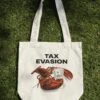 Tax Evasion Tote Bag -Threadheads Clothing Natural Tote Bags 0fa1a04e 4d3d 4eac 974c 9631f6c0bfa8