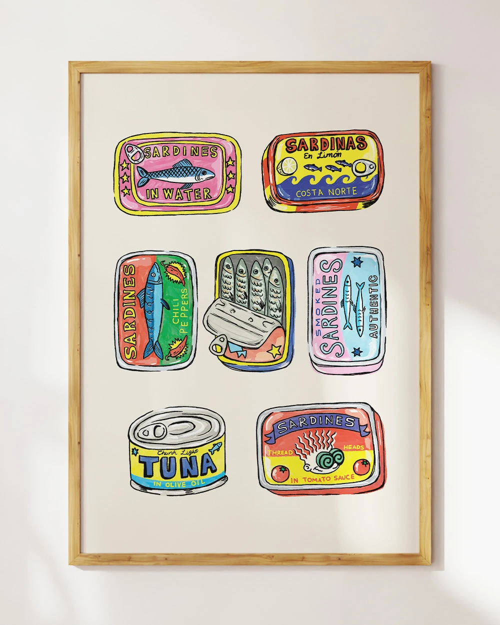 Canned Goods Art Print 3 Canned Goods Art Print