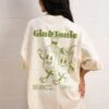 Gin And Tonic Oversized Tee -Threadheads Clothing NaturalOversized Back 2