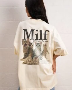 Man I Love Felines Front And Back Oversized Tee -Threadheads Clothing NaturalOversized Back 2 c894da2b 8123 4211 a991 642896edfa1d