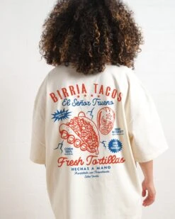 Birria Tacos El Senor Trueno Oversized Tee -Threadheads Clothing NaturalOversized Back 3e788946 12e5 4103 a1e1 d14bcaf06f79