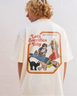Let's Sacrifice Toby Front And Back Oversized Tee