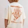 Old Fashioned Oversized Tee -Threadheads Clothing NaturalOversized Back 7