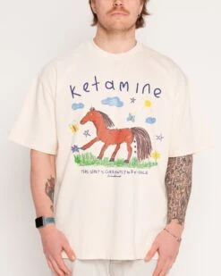 Ketamine Oversized Tee -Threadheads Clothing NaturalOversized Close Up Front 3bdd942a fc76 48f3 8706 a07c0a5e2ff8