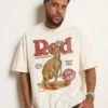 Big Red Outback Heavyweight Oversized Tee -Threadheads Clothing NaturalOversized Front Men