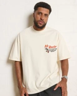 Mr. Roaster Fried Chicken Oversized Tee -Threadheads Clothing NaturalOversized Front 26924d5d 6367 4a85 a4c1 d1d40081eae0