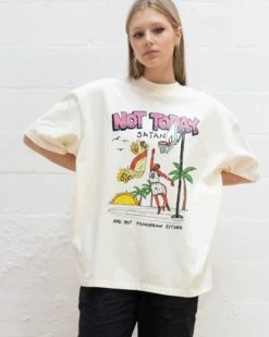 Not Today Satan Oversized Tee 13 Not Today Satan Oversized Tee -Threadheads Clothing NaturalOversized Front 4 a5f59f13 0fab 4a2c 8881 6da3844fb82c