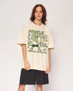 Pickleball Oversized Tee -Threadheads Clothing NaturalOversized Front 5e07883b eea4 4ab5 94dc 5c5b321db5f3