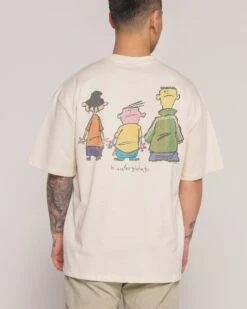 Puberty Is Unforgiving Oversized Tee -Threadheads Clothing Natural Oversized Close Up Back