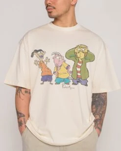 Puberty Is Unforgiving Oversized Tee -Threadheads Clothing Natural Oversized Close Up Front 207c9924 96cb 476e ad95 569ab10ae341