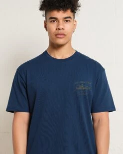 The Flick Club T-Shirt -Threadheads Clothing Navy Front 1 55d4b9e5 3453 449c 85ae 5df3d3c1234d