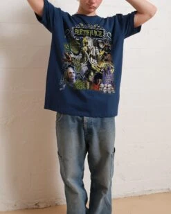 Beetlejuice Vintage T-Shirt -Threadheads Clothing Navy Front 1 e09b0447 7cd1 4dee a4d7 fac48854b6ec
