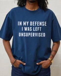 Left Unsupervised T-Shirt -Threadheads Clothing Navy Front ae33efc3 92cd 48ea 8358 5c89df6f822f
