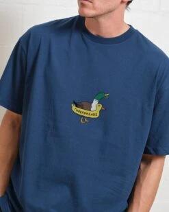 Duck Floatie T-Shirt 9 Duck Floatie T-Shirt -Threadheads Clothing Navy Front b8961b85 694e 45c5 9dfe 4b8fb4437aca