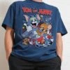 Tom And Jerry Vintage T-Shirt -Threadheads Clothing Navy Front fd63976f 4b0c 4190 90ba f288e683e7aa