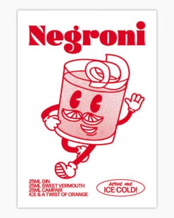 Negroni Art Print