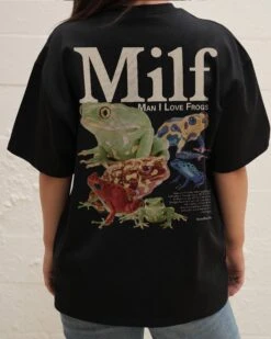 Man I Love Frogs Front And Back Oversized Tee -Threadheads Clothing OversizeBlack Back 4af63e0d a3a5 4dc1 af8d 1f15b68bc2ae