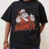 Santa Sleigher Oversized Tee -Threadheads Clothing OversizeBlack Front 9912f592 a741 44eb ac28 9384fc0156bd