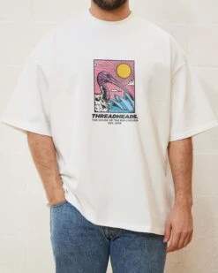 The House Of The Bin Chicken Oversized Tee -Threadheads Clothing OversizeWhite Front 2a38cd14 1a9c 4478 9bd4 580b38c9ac70
