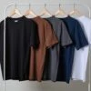 Classic Tee 5-Pack: Black, Brown, Charcoal, Navy, White -Threadheads Clothing Pack 08 1