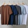 Classic Tee 5-Pack: Brown, Navy, Charcoal, Pale Blue, White -Threadheads Clothing Pack 10 1