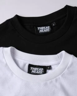 Oversized Tee 2-Pack: Black, White -Threadheads Clothing Pack 13 3