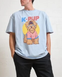 K-Pup T-Shirt -Threadheads Clothing PaleBlue Front 7c2cf6a3 2647 4386 adfc 01eaa88c29bd