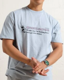 Only Get Few Money T-Shirt -Threadheads Clothing Pale Blue Front 73b4d886 6df4 428e aa7e 4344316d7309