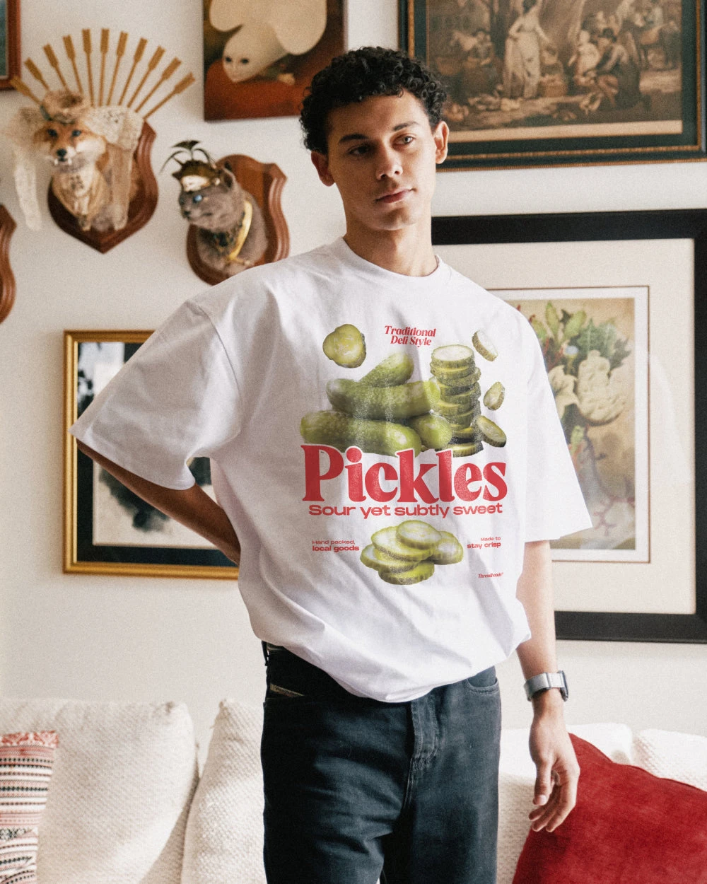 Sour Yet Sweet Pickles Oversized Tee 3 Sour Yet Sweet Pickles Oversized Tee