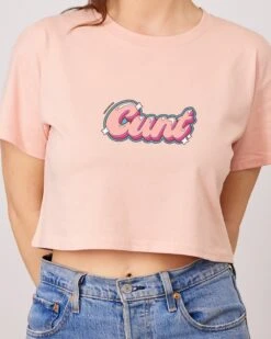 Cunt Crop Tee 8 Cunt Crop Tee -Threadheads Clothing Pink CropTeeFront 38877ad5 27a1 4c6c 8911 e145b1d0c11b