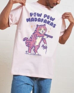 Pew Pew Madafakas T-Shirt -Threadheads Clothing Pink Front 8d18e8cf 523c 4127 b8e9 f993fcf7e108