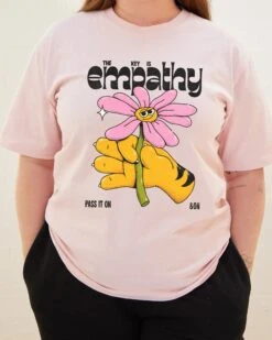Empathy T-Shirt -Threadheads Clothing Pink Front a91fe8df 0d32 4ee5 8001 dde6325105bc