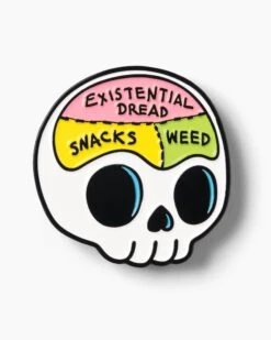 Dread Skull Enamel Pin