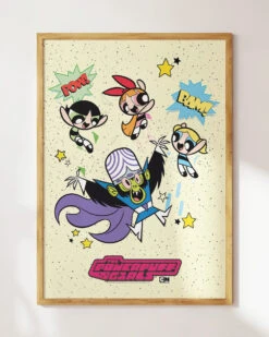 Powerpuff Pow Art Print