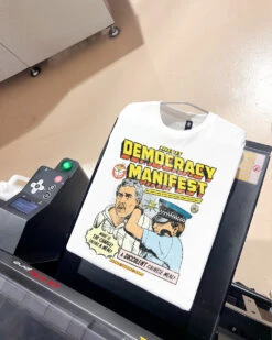 This Is Democracy Manifest T-Shirt -Threadheads Clothing Printing