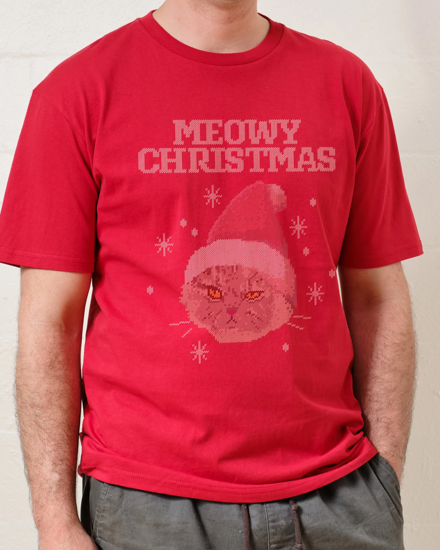 Meowy Christmas T-Shirt 5 Meowy Christmas T-Shirt - Image 3