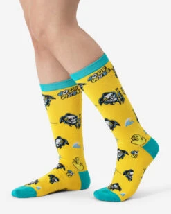 Rubber Ducky And The Reaper Socks -Threadheads Clothing Rubber Ducky and the Reaper