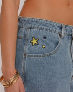 Dazed Jorts -Threadheads Clothing Smurfs Ecom onModel 00053