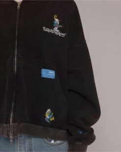 Smurf Ensemble Hoodie -Threadheads Clothing Smurfs Ecom onModel 00057