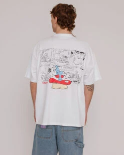 Smurf Story Oversized Tee -Threadheads Clothing Smurfs Ecom onModel 00106