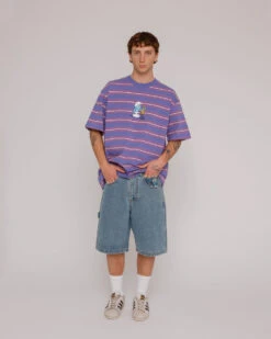 Flat Note Oversized Tee -Threadheads Clothing Smurfs Ecom onModel 00116