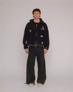 Smurf Ensemble Hoodie -Threadheads Clothing Smurfs Ecom onModel 00180