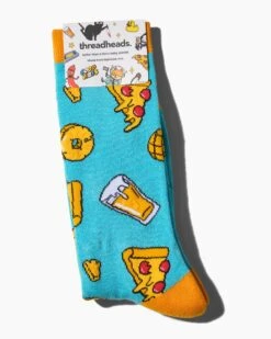 Pineapples, Pizzas And Beer Socks -Threadheads Clothing Socks 03