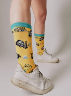 Rubber Ducky And The Reaper Socks -Threadheads Clothing Socks 06