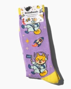 Cosmic Shiba Socks -Threadheads Clothing Socks 36
